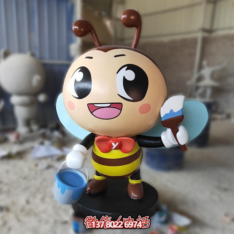 蜜蜂玻璃鋼雕塑，為你的戶外園林景觀增添卡通風采