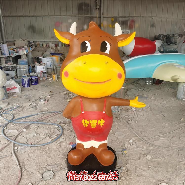 多彩玻璃鋼雕塑，精美卡通公仔，裝點你的店鋪