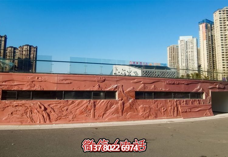 絢麗藝術空間，創意戶外浮雕銅雕影壁壁畫雕塑