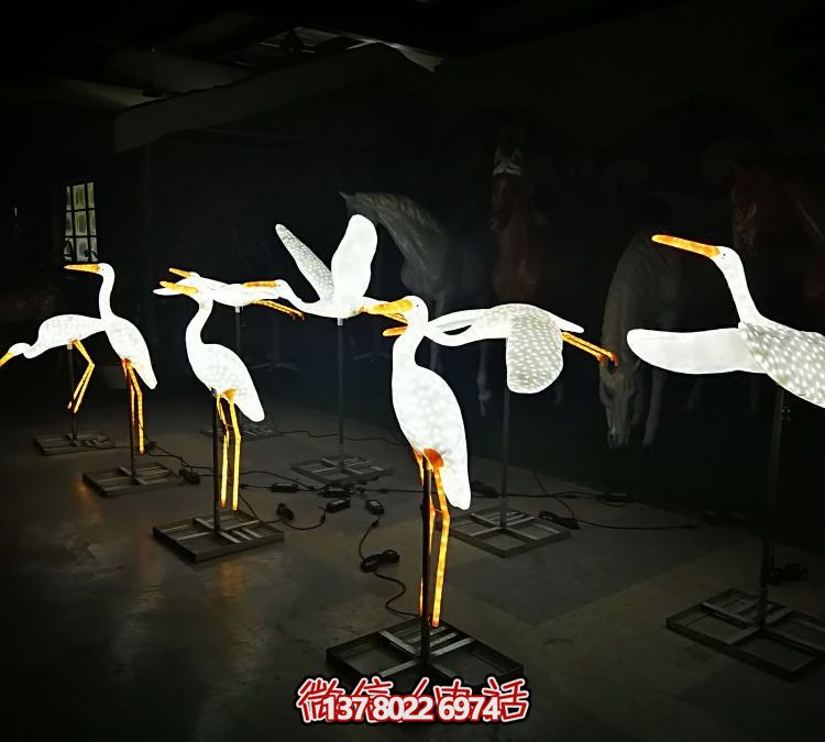 玻璃鋼雕塑景觀亮化，點亮景區園林