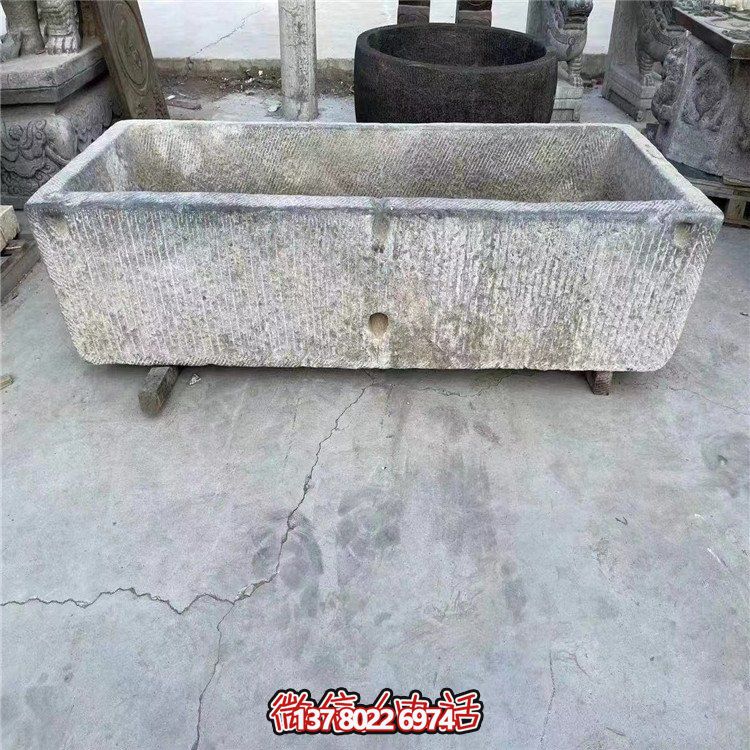 經典石槽景觀裝飾，營造自然和諧的室外空間