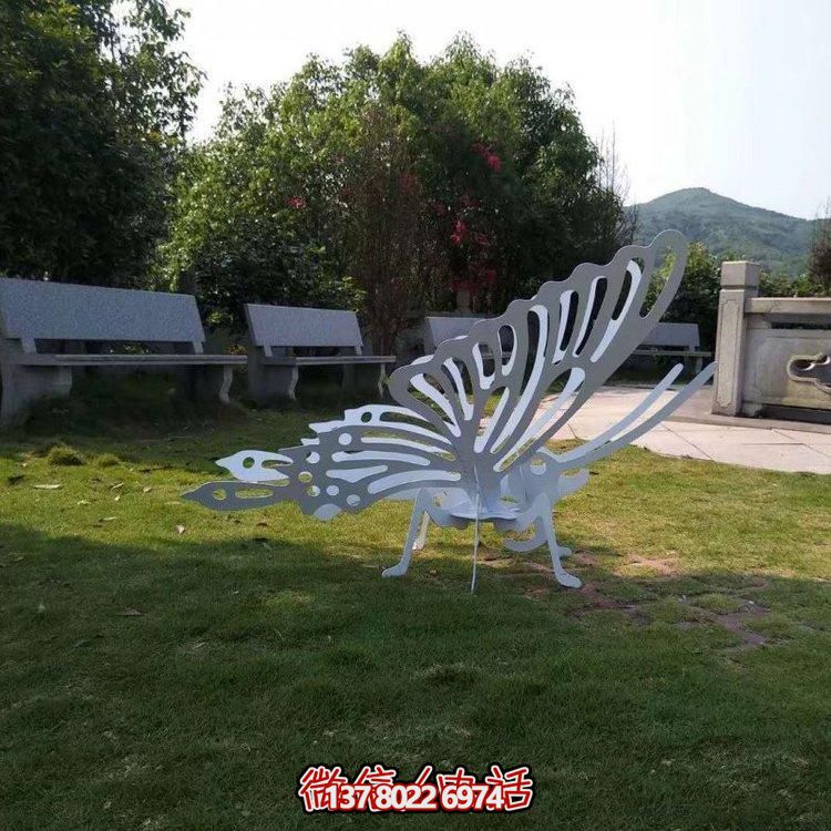 高級不銹鋼雕塑擺件，讓公園更加美麗