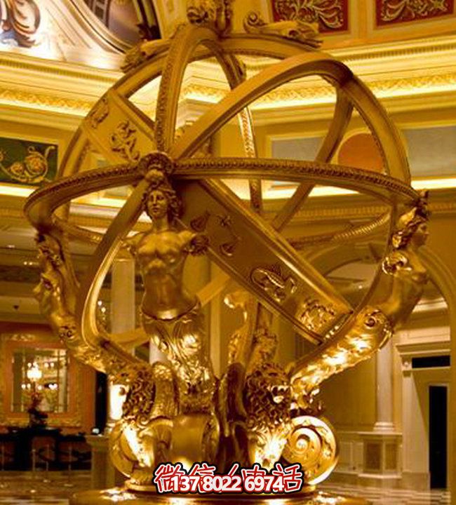 鏤空美人魚雕塑，優(yōu)雅裝點大型商場酒店