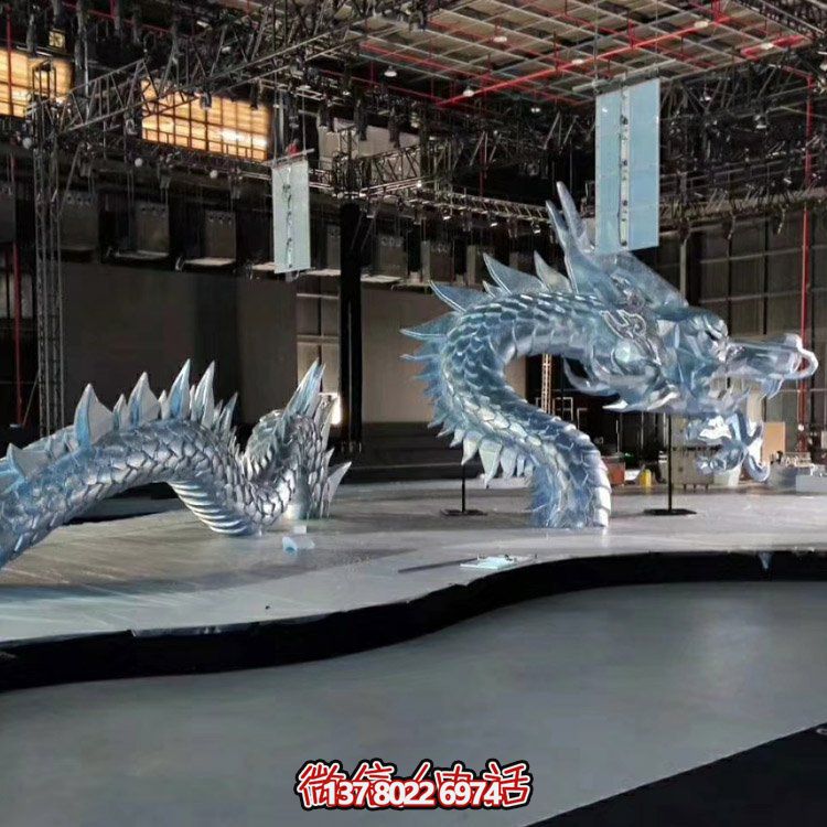 創意玻璃鋼龍雕塑，點亮景觀園林