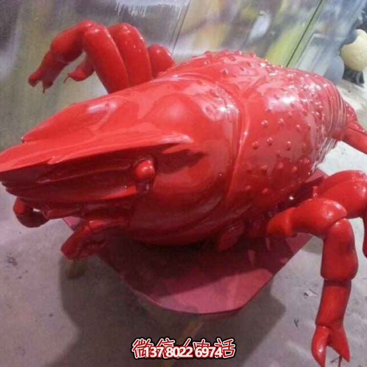 大型龍蝦雕塑裝飾品，點綴飯店、酒店門口