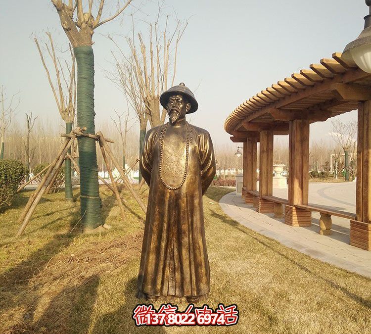 學(xué)院廣場(chǎng)晚晴愛(ài)國(guó)英雄林則徐玻璃鋼仿銅雕塑 學(xué)院廣場(chǎng)晚晴愛(ài)國(guó)英雄林則徐玻璃鋼仿銅雕塑