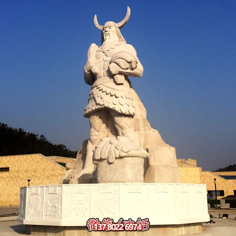 人文初祖五榖神農大帝石雕像 人文初祖五榖神農大帝石雕像