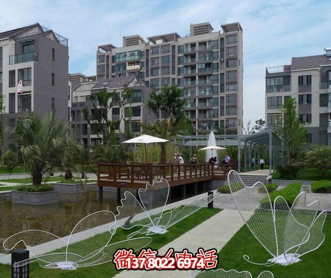 網(wǎng)格不銹鋼小區(qū)蝴蝶雕塑 網(wǎng)格不銹鋼小區(qū)蝴蝶雕塑