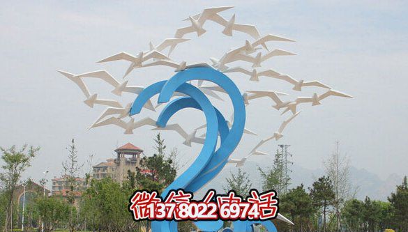 玻璃鋼公園創(chuàng)意個性放飛的鴿子雕塑 玻璃鋼公園創(chuàng)意個性放飛的鴿子雕塑