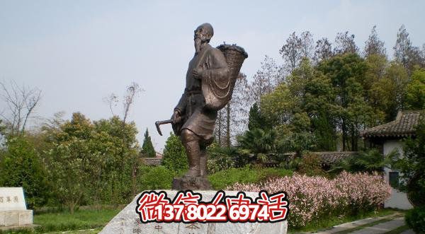 醫院景區公園古代醫學家李時珍鍛造純銅雕塑 醫院景區公園古代醫學家李時珍鍛造純銅雕塑