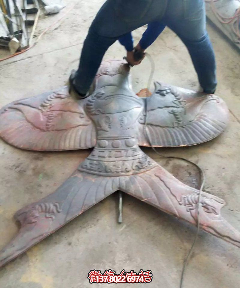 園林景區海邊擺放原色拋光不銹鋼風箏雕塑 園林景區海邊擺放原色拋光不銹鋼風箏雕塑