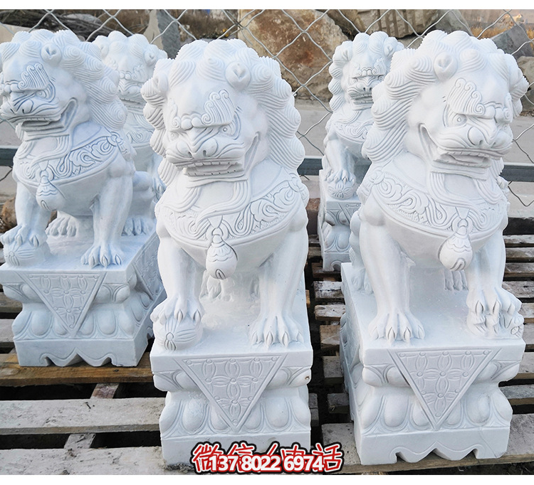 天安門獅子，漢白玉中式傳統北方石獅子