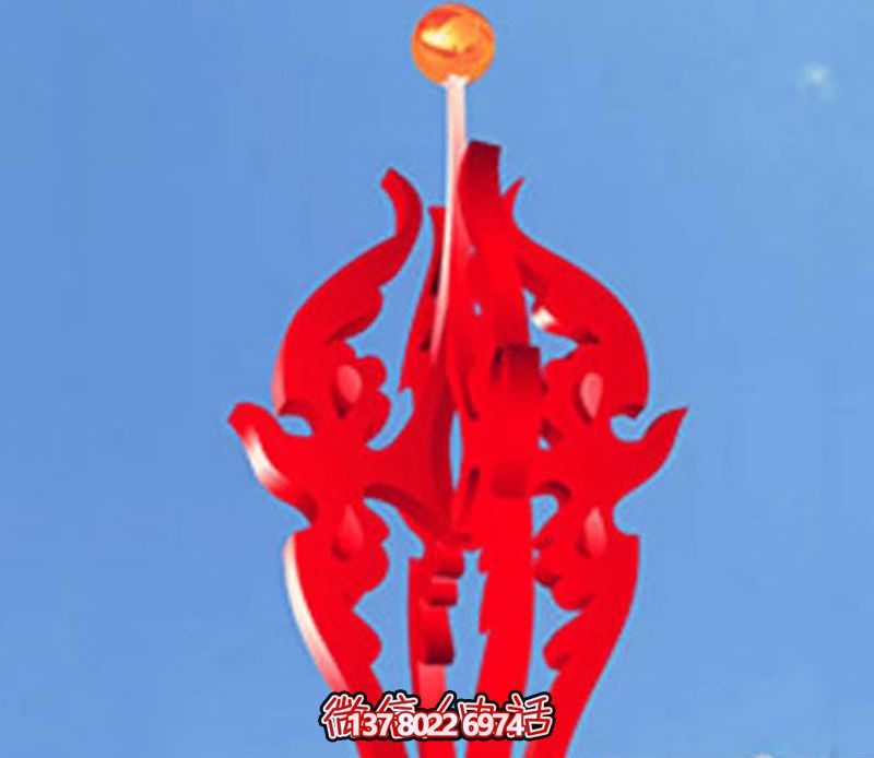 觀光景區(qū)圖騰不銹鋼火苗雕塑 觀光景區(qū)圖騰不銹鋼火苗雕塑